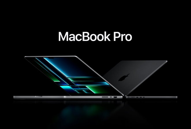 MacBook Pro 14 pulgadas. Este portátil viene con el chip M2 Max que toma la revolucionaria CPU de 12 núcleos del M2 Pro y le suma el doble de ancho de banda de memoria, hasta el triple de memoria unificada y una GPU de hasta 38 núcleos. Con la pantalla Liquid Retina XDR el rango dinámico extremo muestra efectos de luz espectaculares, gran detalle en las sombras y colores reales como la vida misma. La tecnología ProMotion se adapta de manera automática al movimiento del contenido con frecuencias de actualización de hasta 120 Hz para que todo vaya superfluido, desde el desplazamiento por la pantalla hasta tus juegos favoritos. La cámara a 1080p tiene una gran apertura que deja pasar más luz y un sensor de imagen más grande que se crece en la penumbra. Cuenta con un conjunto de tres micrófonos con calidad de estudio y un sistema de audio de seis altavoces. Ofrece hasta 18 horas de reproducción de vídeo y hasta 12 horas de navegación web inalámbrica. El precio va desde los 2.449 euros.