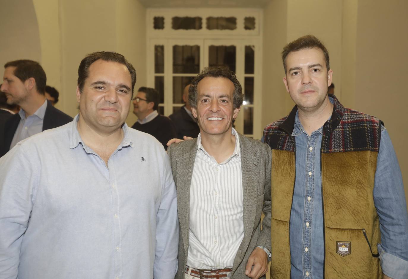 Ginés García, Marcos Valcárcel y Carlos Lucena