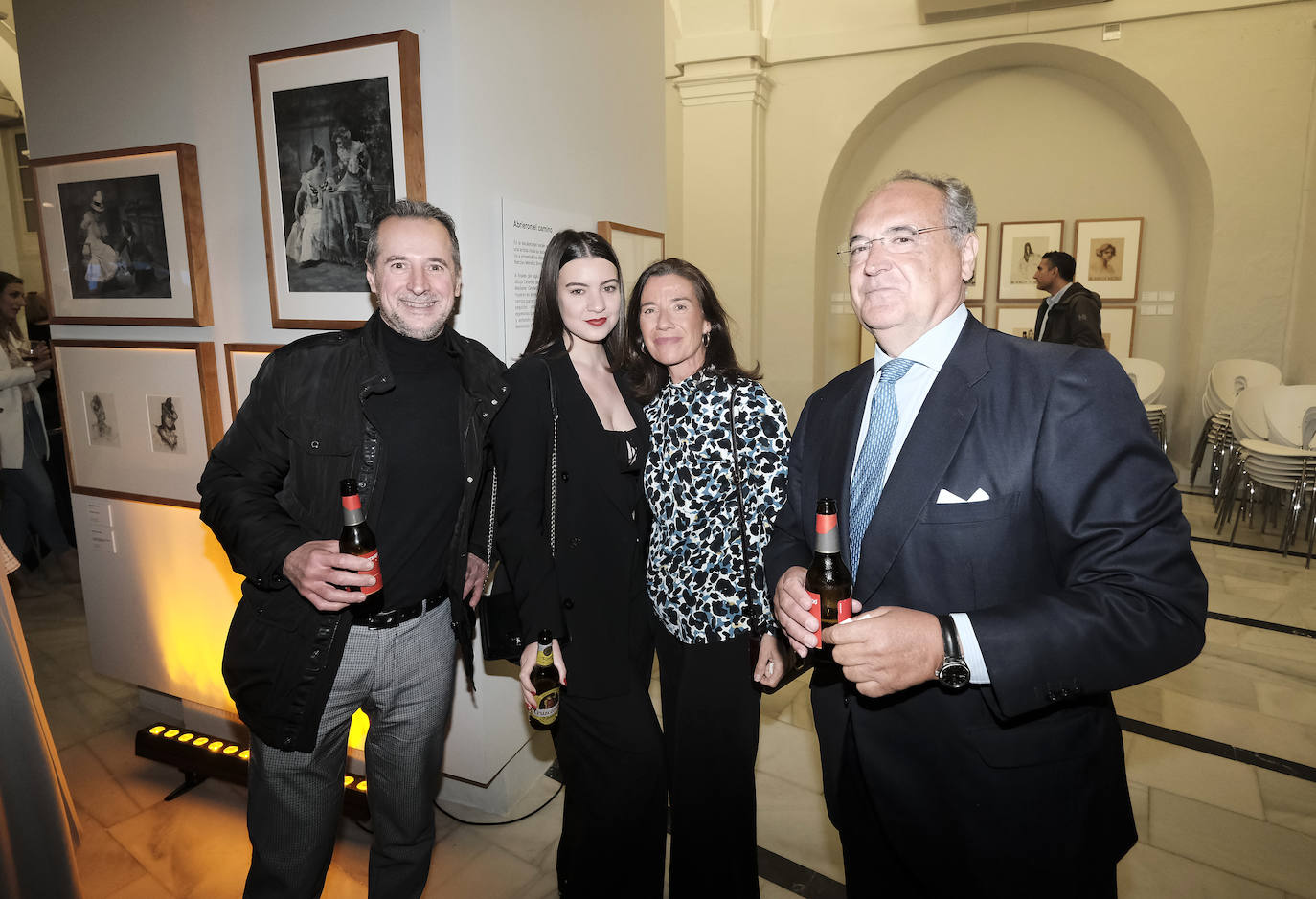 Rafael León, Rocío León, Sonia Jiménez y Julio del Junco