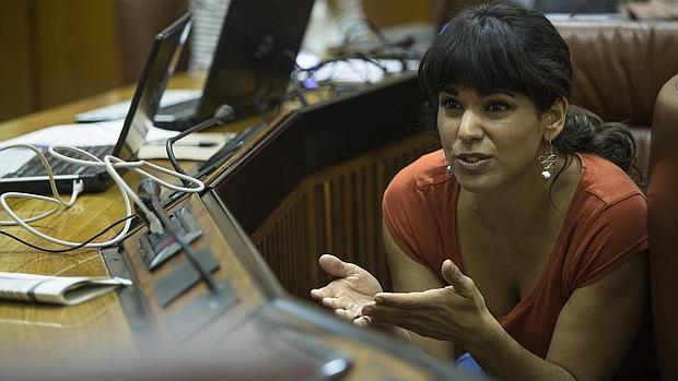 La líder andaluza de Podemos en Andalucía, Teresa Rodríguez