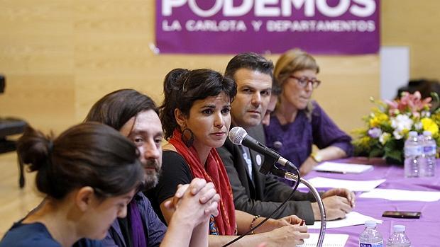 Antonio Marnuel Rodríguez, junto a Teresa Rodríguez, el pasado mes de octubre