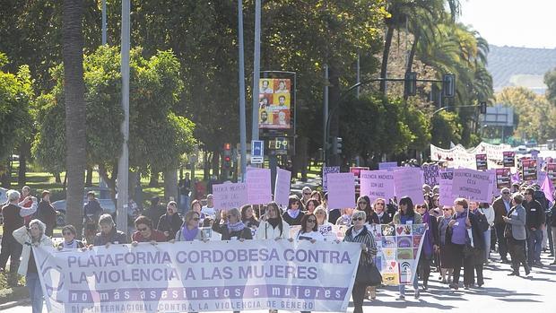 Más de 2.000 personas se manifiestan contra la violencia sobre la mujer