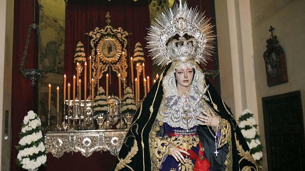 Besamanos de la Virgen de la Concepción, en Santiago