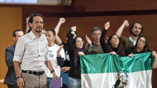 Iglesias, en el inicio de la campaña en Cádiz