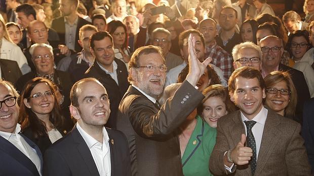 Mariano Rajoy, en un acto en Cabra el pasado mes de octubre