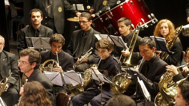 Banda del Amor durante el pregón de 2007