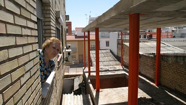 Obras de un bloque de viviendas