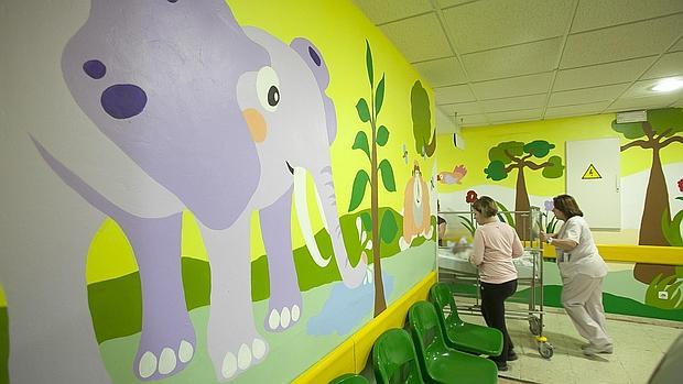 Interior del Hospital Materno-Infantil del Reina Sofía de Córdoba