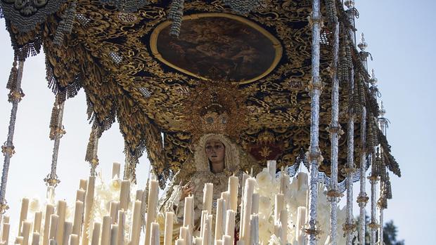 Virgen de la Merced en el Lunes Santo