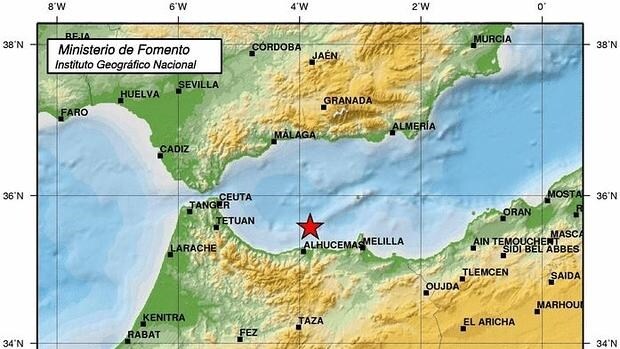 Un temblor de 4,9 se deja sentir en Melilla, Málaga, Granada y Jaén