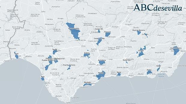 Los municipios andaluces donde se han denunciado posibles amaños en las oposiciones a la Policía Local