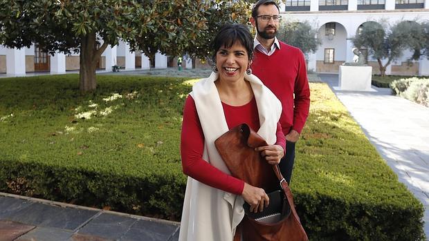 La secretaria general de Podemos Andalucía, Teresa Rodríguez