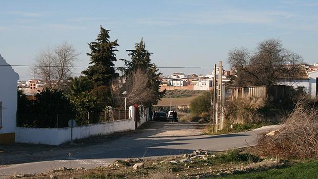 Paraje en la que se encuentra la casa en la que vivía la desaparecida