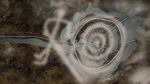 Imagen por satélite de las marismas de Doñana