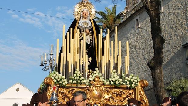 Procesión de la Virgen de los Dolores de Lucena