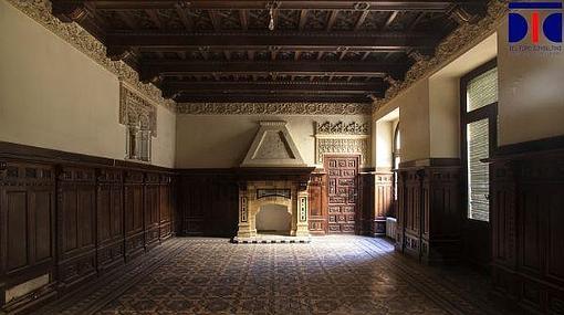 Sala de la chimenea del edificio