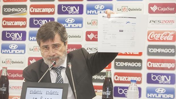 Carlos González, presidente del Córdoba CF