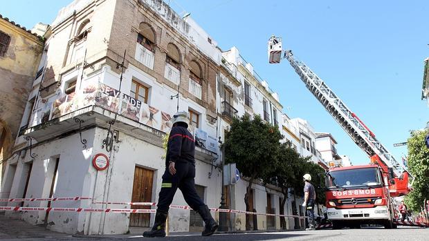 Bomberos en una intervención