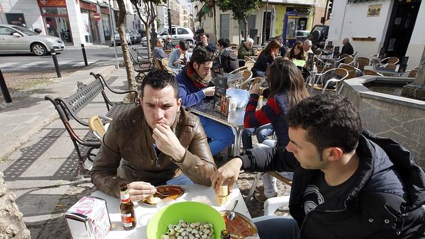 Puesto de caracoles de la plaza de la Magdalena