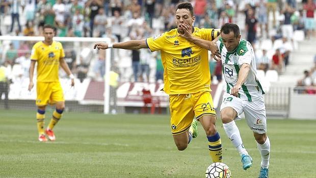 López Silva, en el partido ante el Alcorcón