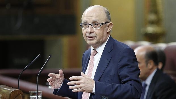 Cristóbal Montoro, ministro de Hacienda en funciones