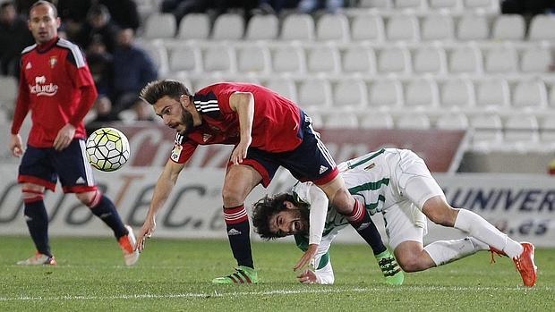 Córdoba y Osasuna hace dos semanas en El Arcángel