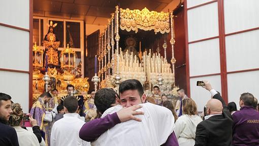 Tristeza en los Trinitarios tras la suspensión de la salida del Rescatado