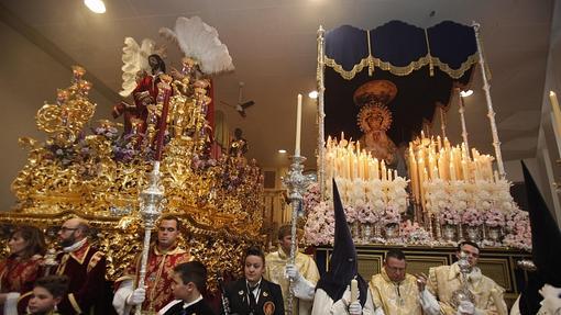 Los pasos de la Estrella en el templo