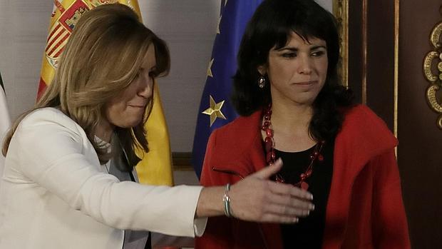 Susana Díaz y Teresa Rodríguez