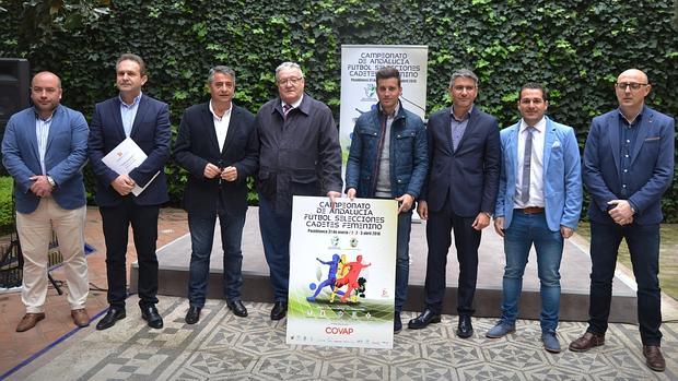 Autoridades, durante la presentación del Campeonato de Andalucía