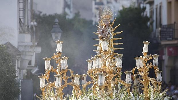 Virgen de Linares en la Regina Mater