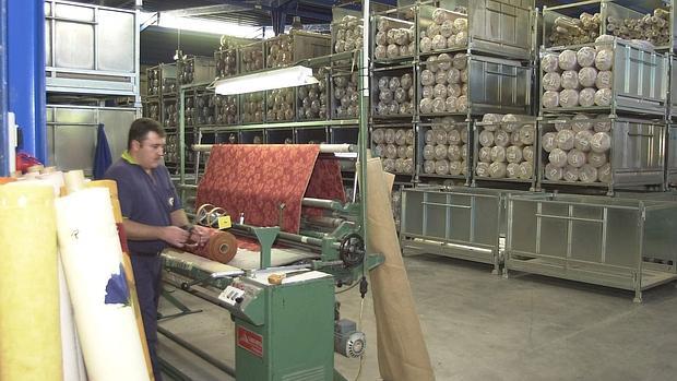 Interior de la fábrica de Rioma, en Montilla