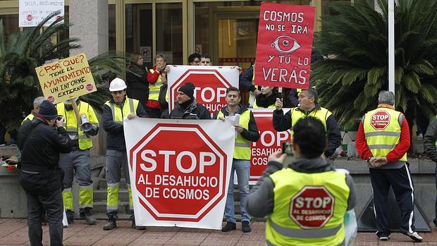 Protesta de la plantilla de Cosmos