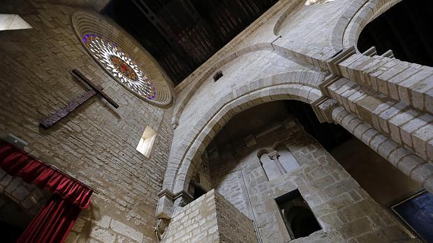 Restos del alminar de una antigua mezquita en la torre de la Iglesia de San Lorenzo