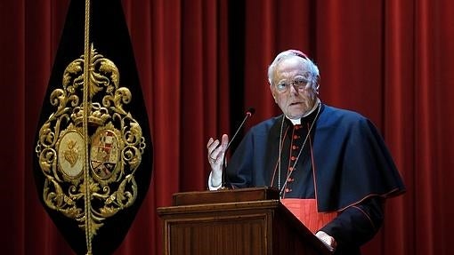 Cardenal Amigo Vallejo en la exaltación a los Dolores