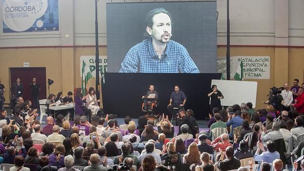 Acto de Podemos en Fátima, el pasado viernes