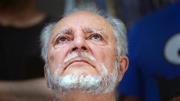 El ex coordinador de Izquierda Unida, Julio Anguita, ayer