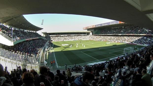 Imagen del último lleno del Córdoba en El Arcángel, ante el Real Madrid en enero de 2015