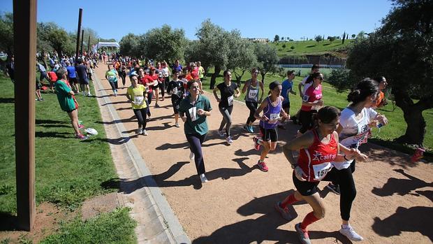 Varios corredores populares durante una prueba en Córdoba