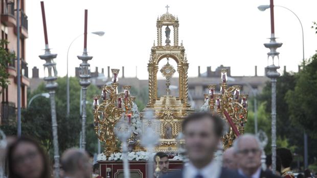 Celebración del Corpus en Poniente