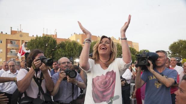 Susana Díaz, este jueves en Córdoba