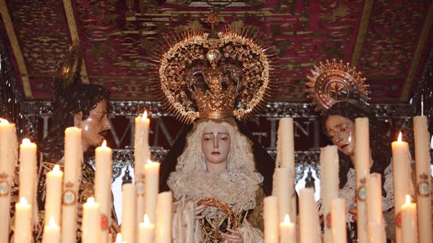 María Magdalena en el palio del Sepulcro