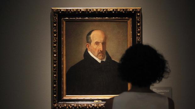 Retrato de Luis de Góngora en una exposición