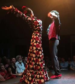 Harrison Ford y Calista Flockhart, en el Museo Flamenco de Crsitina Hoyos