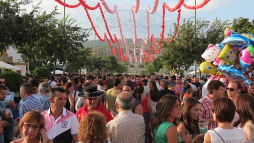 Ambiente en la Feria de la Señora del Valle de Lucena