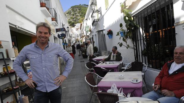 Calle típica de la localidad malagueña de Mijas