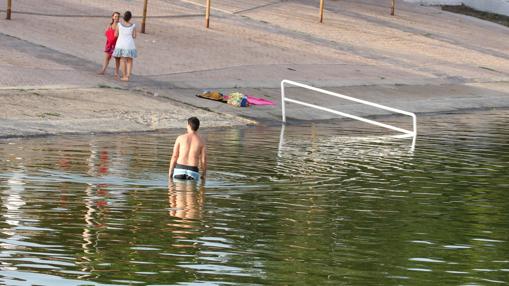 Playa artificial de San Nicolás del Puerto