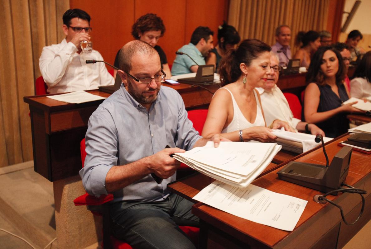 Foto del Pleno celebrado el jueves, dónde se retiró el punto del orden del día referente al Consorcio de Turismo