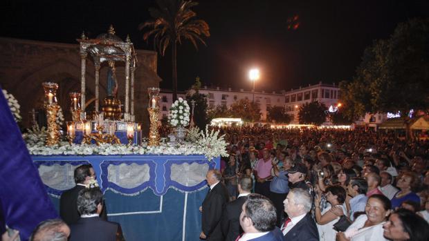 La procesión de la Fuensanta de Córdoba vuelve a quedarse fuera de la Velá