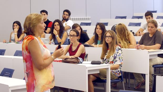 Comienzo del curso en las aulas de la Universidad Loyola Andalucía en Córdoba